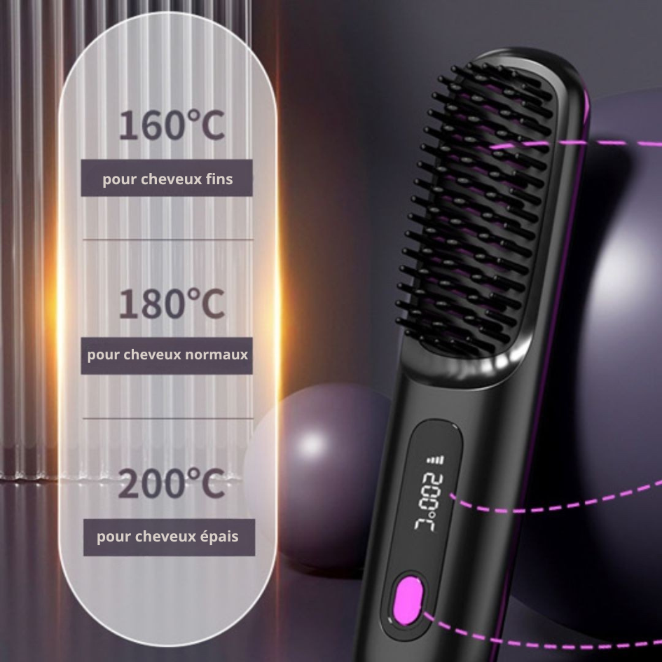 Première brosse intelligente pour cheveux courts