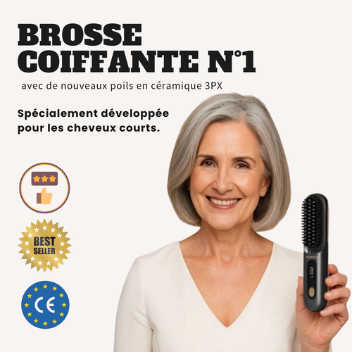 Première brosse intelligente pour cheveux courts