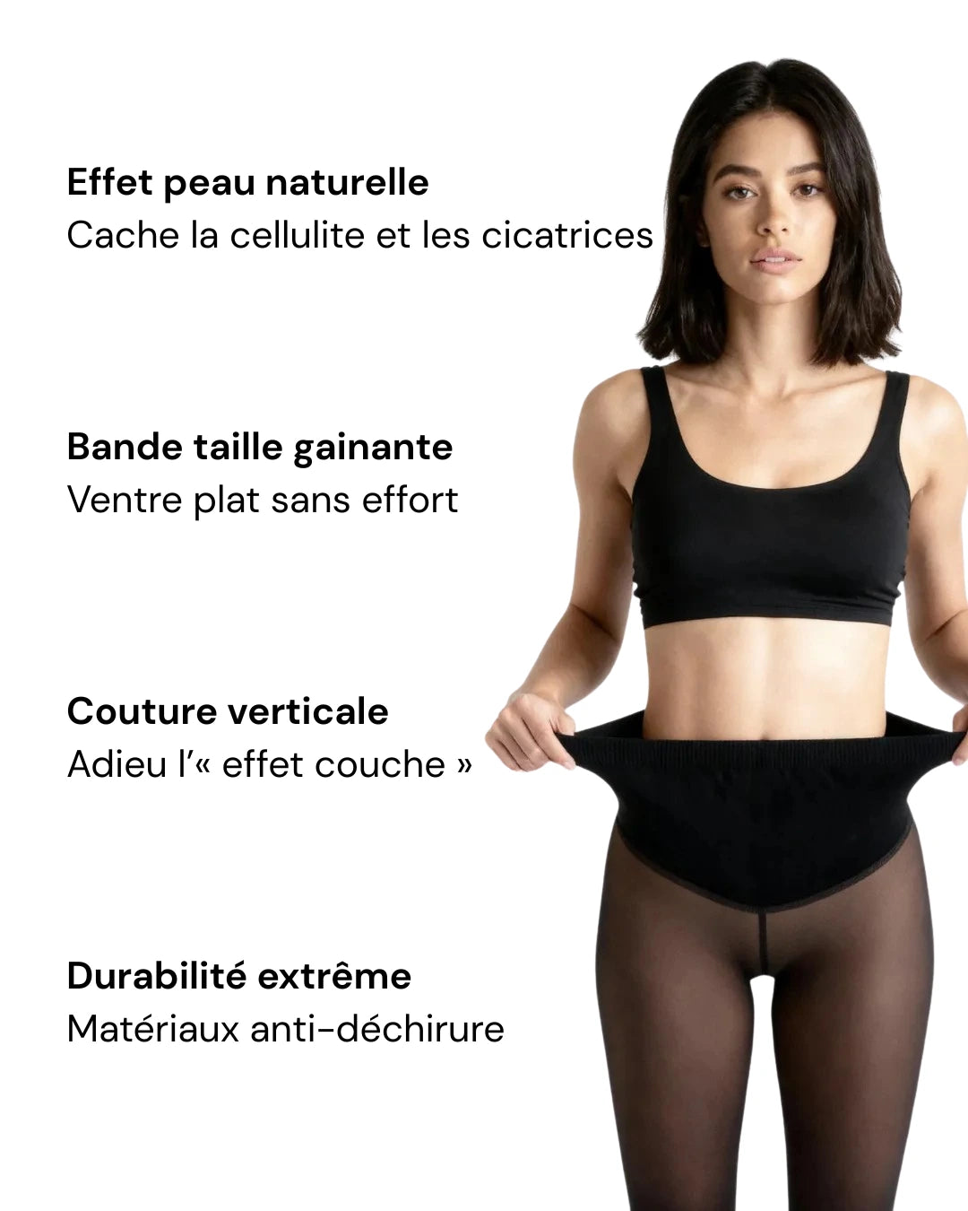 Leggings thermiques sculptants et lissants