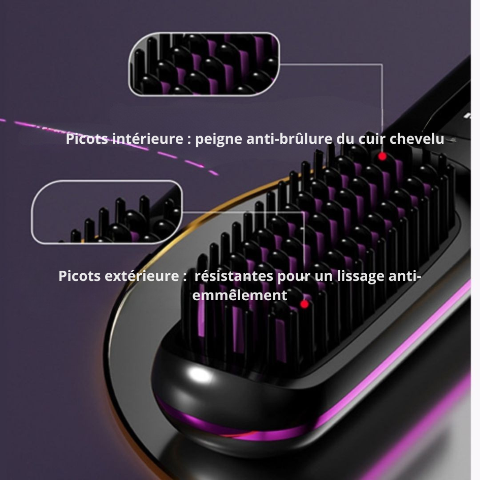 Première brosse intelligente pour cheveux courts