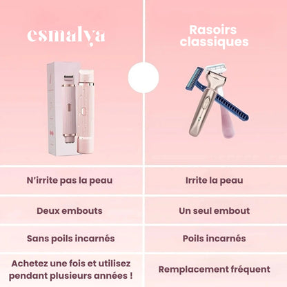 Rasoir doux 2-en-1
