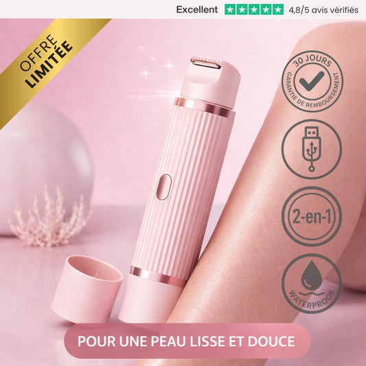 Rasoir doux 2-en-1