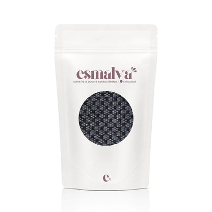Serviette de douche exfoliante antibactérienne
