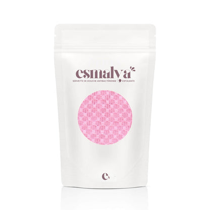 Serviette de douche exfoliante antibactérienne