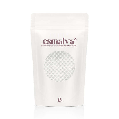 Serviette de douche exfoliante antibactérienne